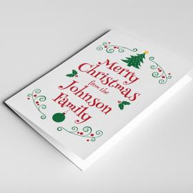 Christmas Card Set, Merry Christmas Card, Personalised Christmas Greeting Card, Festive Cards, Card for Christmas, Xmas Cards, Card Pack