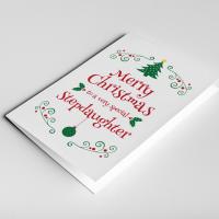 Daughter Christmas Card, Christmas Gift For Daughter, Daughter Card, Daughter in Law Gift, Christmas Daughter Card, Stepdaughter Card Xmas