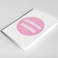 New Baby Girl Card, Birth Announcement Cards - Congratulations Card - New Baby Card - Welcome Baby Girl Card - Newborn Card - New Baby Card