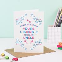 You're going to be an Uncle Card - Expecting Card, Baby Card, Pregnancy Announce, Pregnancy Reveal, Pregnant Card, Uncle Gifts