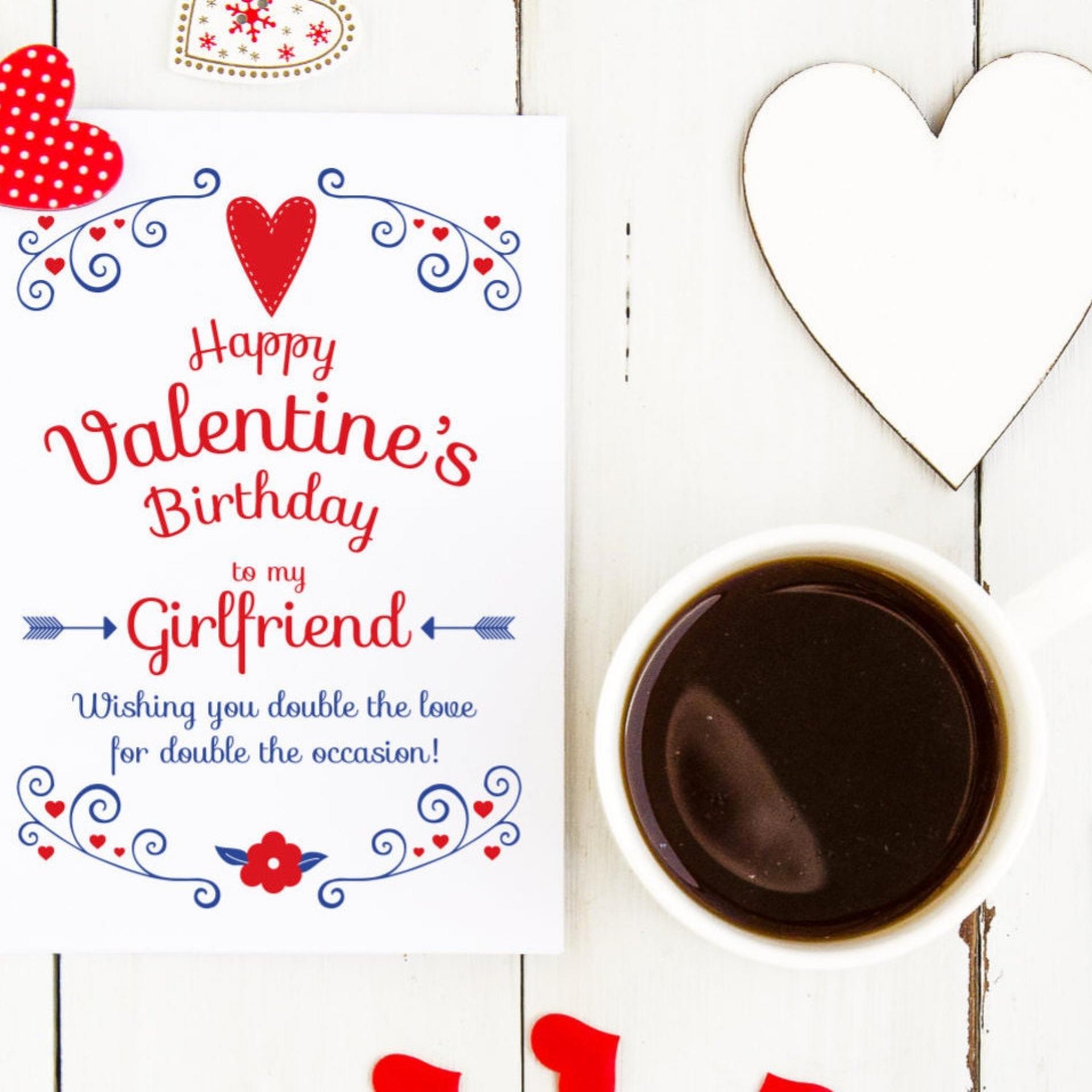 Birthday valentine card, valentine's birthday card, valentine birthday, birthday on valentines day card, card for him, card for her