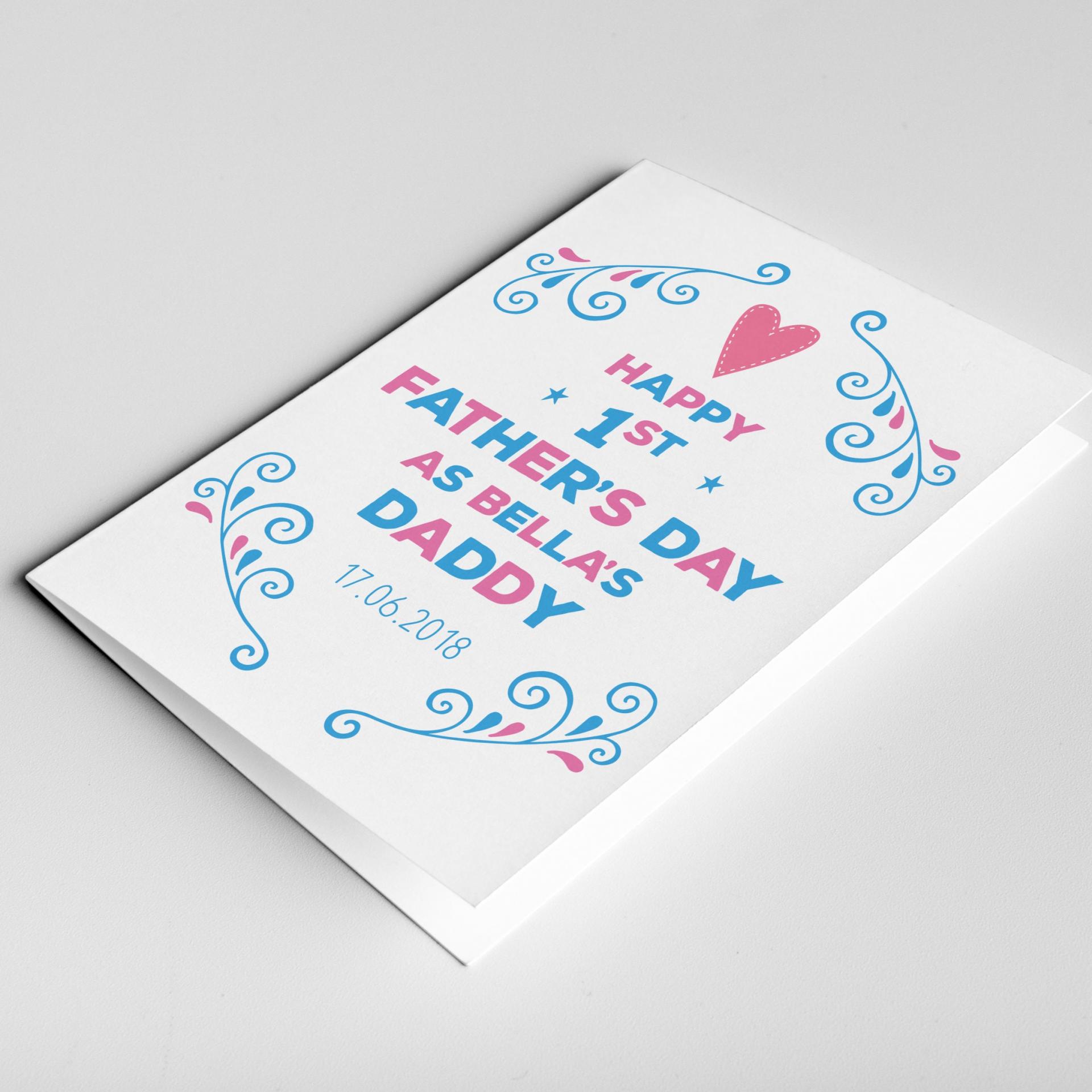 First Father's day card for husband, First Father's Day Gift, New Dad, First Father's Day Baby, 1st Father's Day Card, 1st Father's Day Gift