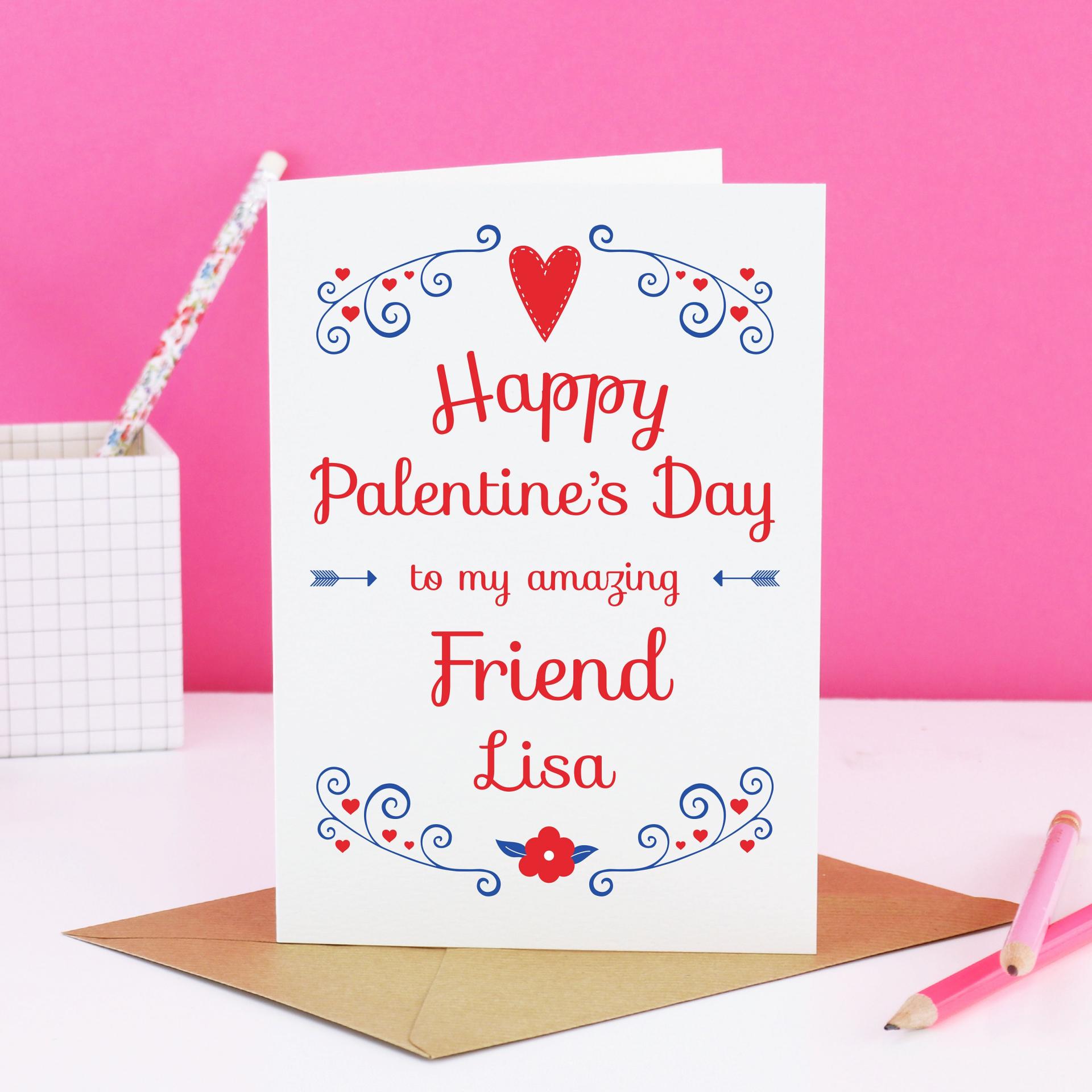 Palentine's day card, friends valentine card, funny valentines, single friend card, palentine card, funny friend card, valentine for friend