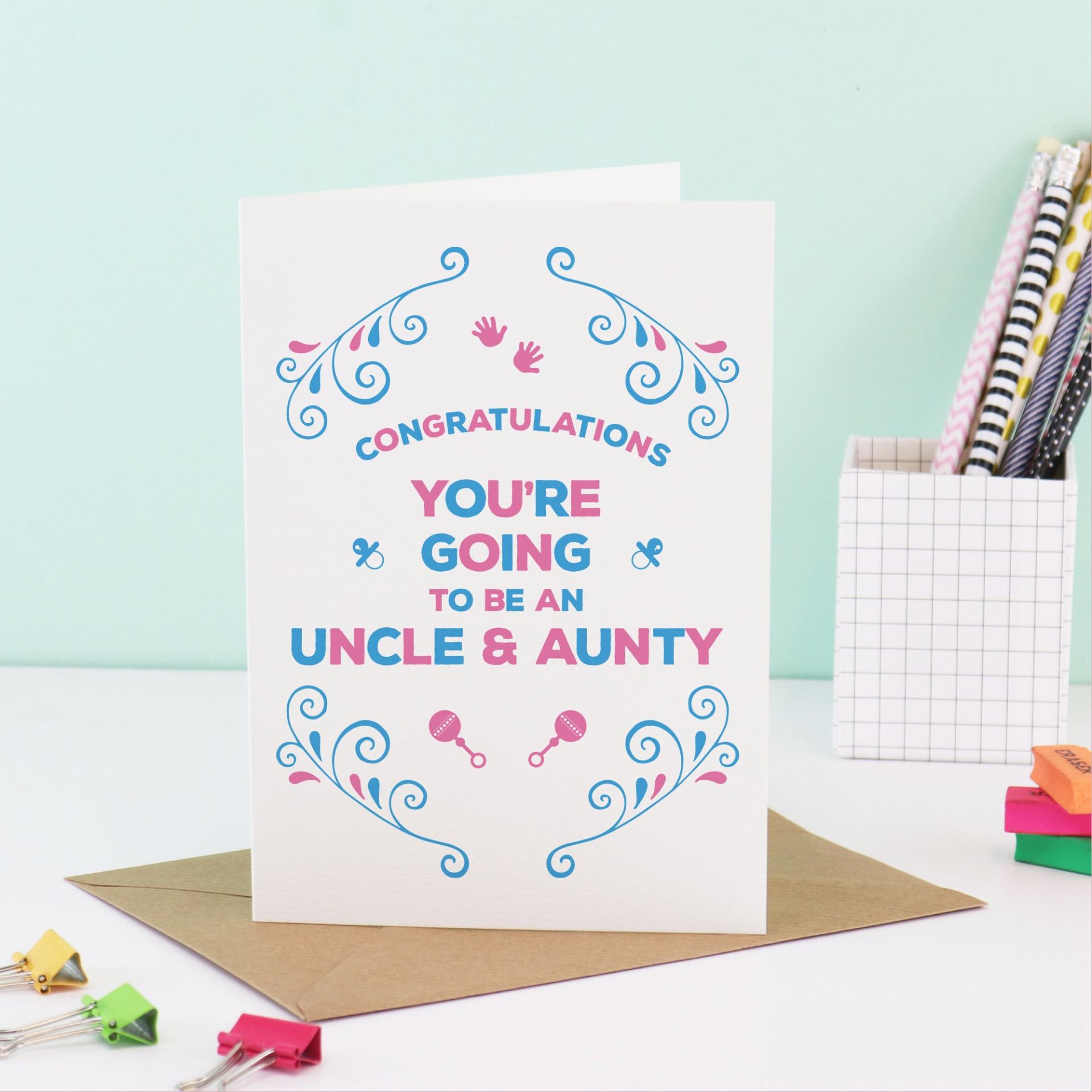 You're going to be an Uncle Card - Expecting Card, Baby Card, Pregnancy Announce, Pregnancy Reveal, Pregnant Card, Uncle Gifts
