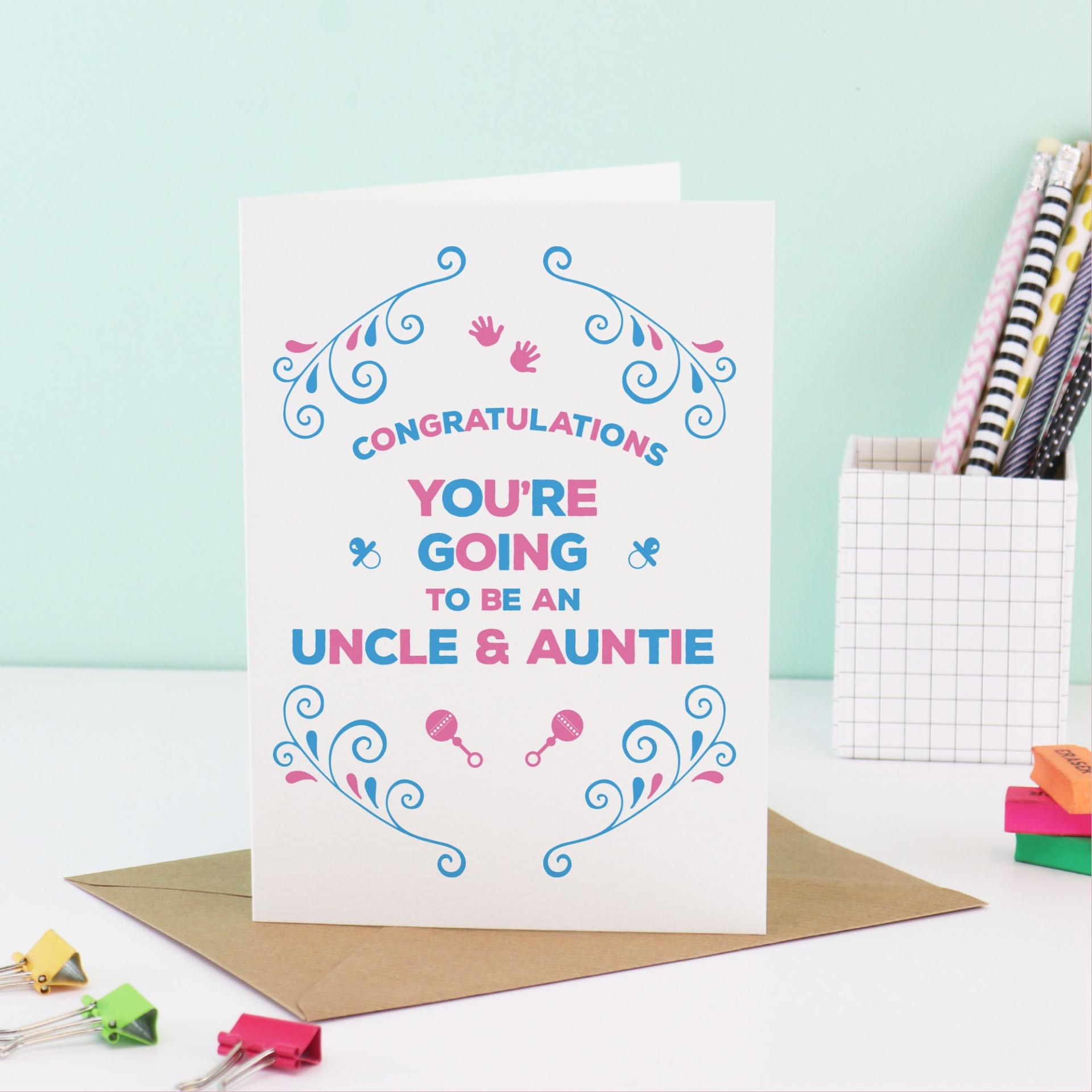 You're going to be an Uncle Card - Expecting Card, Baby Card, Pregnancy Announce, Pregnancy Reveal, Pregnant Card, Uncle Gifts
