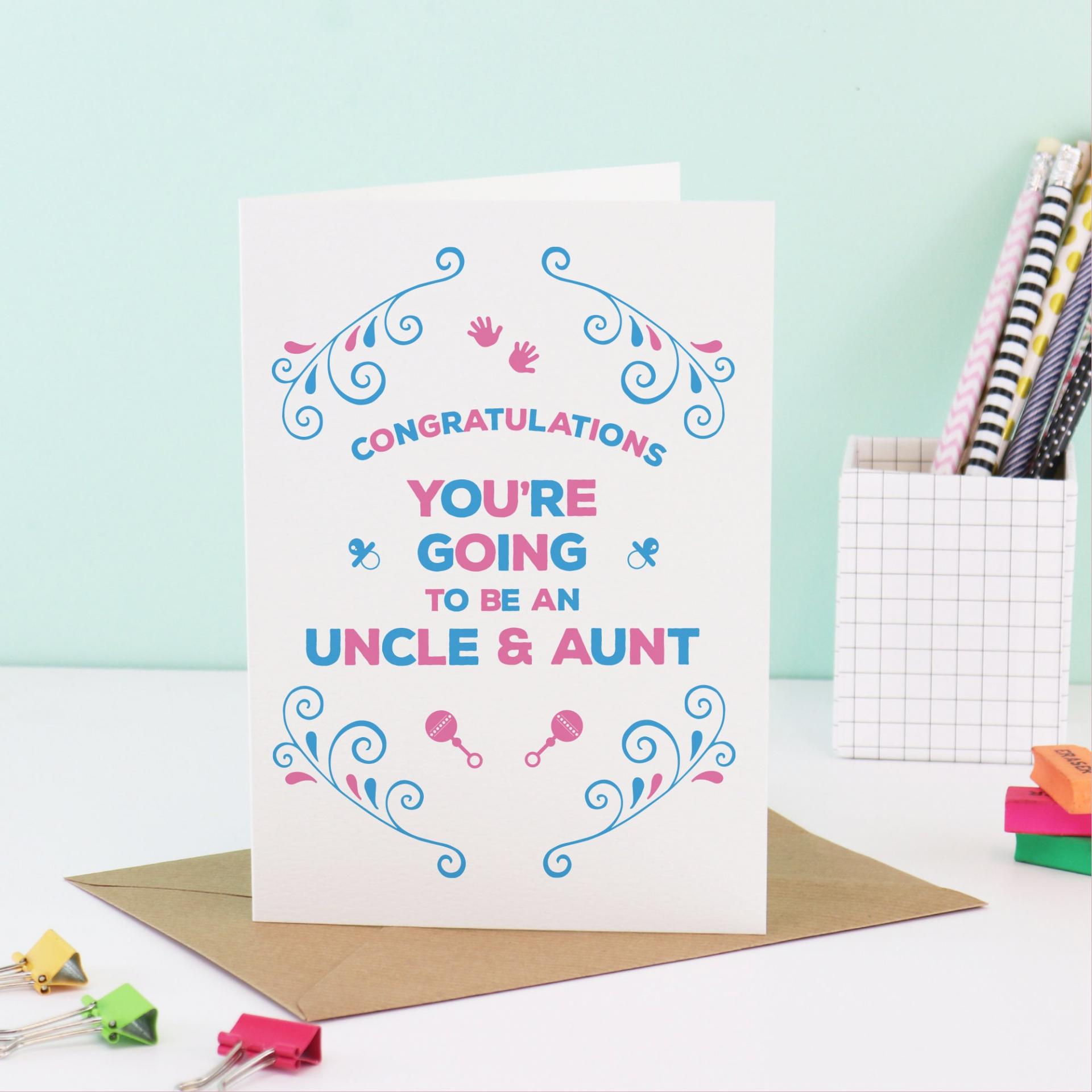 You're going to be an Uncle Card - Expecting Card, Baby Card, Pregnancy Announce, Pregnancy Reveal, Pregnant Card, Uncle Gifts